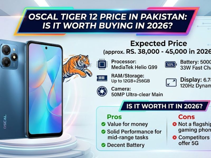 Oscal Tiger 12 Price in Pakistan
