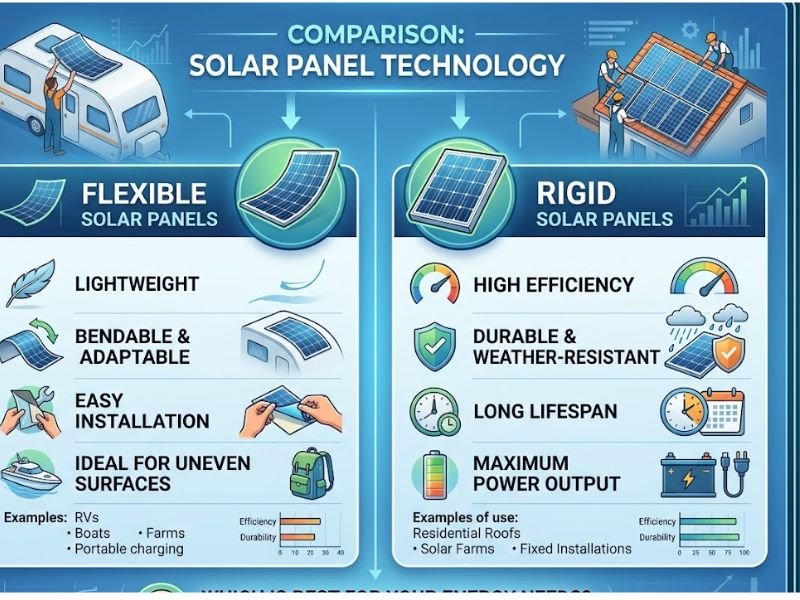 Flexible vs. Rigid Solar Panels